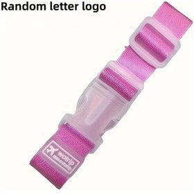 Resim Sunshine011 7 Renk Mevcut, 1 Adım Ayarlanabilir Gül Kırmızı Valiz Kayışı, Seyahat Ve Outdoor Kullanım Diğer 