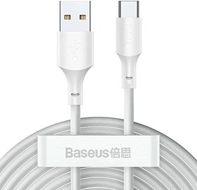 Resim Baseus Wisdom Usb Type-c 40w Şarj Usb Şarj Kablosu 2adet Set 1.5metre-beyaz 