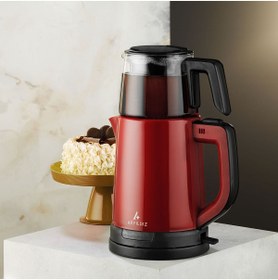 Resim Aryıldız Tea Joy Çay Makinesi Kırmızı 