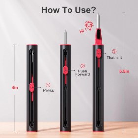 Resim Çok Amaçlı Kulaklık / Klavye / Elektronik Temizlik Kiti (2in1) 