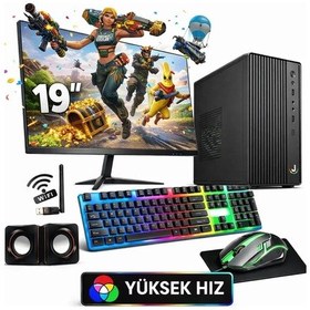 Resim J-Tech Innovare i5-3470 16 GB 256 GB SSD 19" Free Dos Masaüstü Oyuncu Bilgisayarı 