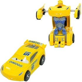 Resim Robota Dönüşen Çek Bırak Araba 