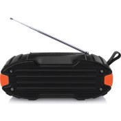 Resim New Rixing NR-907FM Tws Modern Tasarım Bluetooth Hoparlör - Turuncu (Yurt Dışından) 