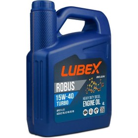 Resim Lubex Robus Turbo 15W-40 Mineral Motor Yağı 4 x 4 L 