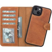 Resim iPhone Uyumlu 14 Deri Cüzdanli Kilif Mwwn G19 Taba 559583641 