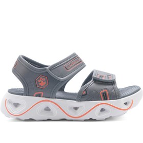 Resim Lumberjack GUAPO 5FX Gri Erkek Çocuk Sandalet 