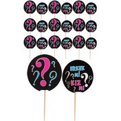 Resim Kına Atölyesi Kız Mı Erkek Mi Kürdanı 20 Adet 