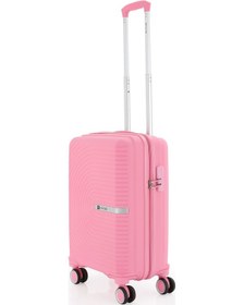 Resim Mçs Polipropilen 2li Valiz Seti Orta & Kabin V374 S24sy1000079-set 00020 Pembe 