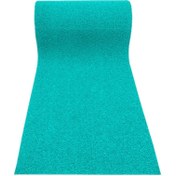 Resim NetBazaars 1x12,5 Turkuaz Kıvırcık Halı Kaydırmaz 14 mm Bzözm7 