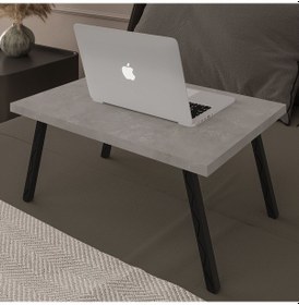 Resim Katlanır Laptop Çalışma Masası-laptopmasa01-retro Gri Retro Gri 