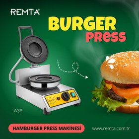 Resim Remta Elektrikli Ufo Burger Köfte Presi - W38 