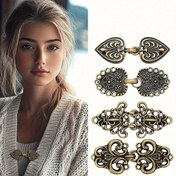 Resim 1 Adet Vintage Çinko Alaşım Kazak Klipsi, Kıvrımlı Kazak Klipsleri, Şık Pelerin ve Ceket Tokası, Eşarp ve Gömlek Klipsi, Kadınlar ve Erkekler İçin Mükemmel Hediye, 3 Farklı Stil 