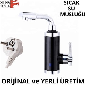 Resim Özbience Elektrikli Ani Su Isıtıcı, Termal Şofben, Lavabo Monteli, Pratik ve Güvenli 