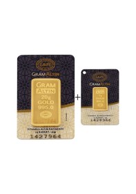Resim 25 Gram 24 Ayar Külçe Altın (20+5) 
