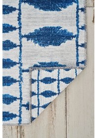 Resim Kaşmir Halı Dekoratif Art Trend Santroni Çift Taraflı 160X230 CM Salon Mutfak Halısı Yolluk Kilim 