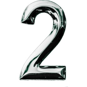 Resim Alet Çantam Posta Kutusu Yapışkanlı Rakam Metal Kapı Numarası No:2 