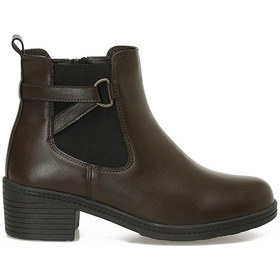 Resim Polaris 167073.z5pr Kahverengi Kadın Topuklu Bot 000000000102054746 Kahverengi 