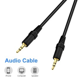 Resim Aogo 1.5 Metre 3.5mm Stereo Aux Kablosu Aux Erkek Erkek 3.5mm Ses Kablosu 1.5m 