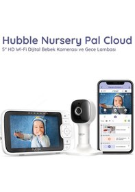 Resim Hubble Nursery Pal Cloud Dijital Bebek Kamerası 
