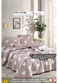 Resim Battal Boy Kapitone Yatak Örtüsü Çok Amaçlı Herz Gülkurusu Gülkurusu 