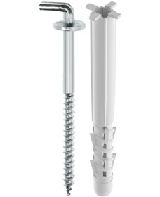 Resim Tox Pirat 8 80 Mm Köşebent Kancalı Set Dübel & Kanca Seti 2x2ad 
