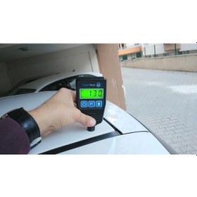 Resim Oto Boya Ölçüm Cihazı Trust Tester Fe Boya Kalınlık Ölçer Demir 