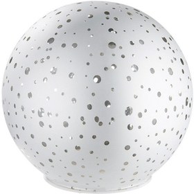 Resim Işıklı Beyaz Küre 11 cm 