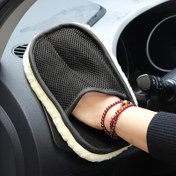 Resim 1 adet Polar Ayı Pençesi Araba Yıkama Eldiveni - Kış için yumuşak, sıcak, kalın astar, Otomatik Detaylandırma ve Karlı Koşullar için ideal, Otomatik Detaylandırma Eldiveni|Sıcak Eldiven|Polar Astarlı Eldiven, Pil Olmadan 