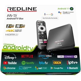 Resim Redline RV5 2Gb 16Gb 4K Android 11 Tv Box 