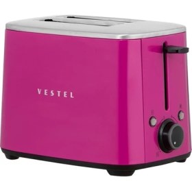 Resim Vestel Retro Pembe Ekmek Kızartma Makinesi 