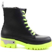 Resim Bambi Siyah Yesil Kadın Bot & Bootie K02703021109 