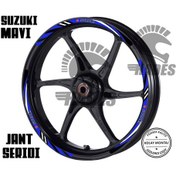 Resim Suzuki Jant Şeridi Dijital Mavi 