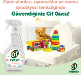 Resim Cif Bebek Çok Amaçlı Yüzey Temizleyici Sprey 500 ml 
