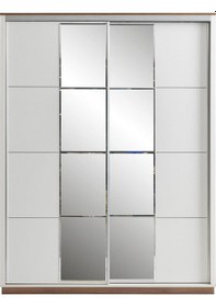 Resim Efsane Sürgülü Aynalı Elbise Dolabı Gardırop 165x60x214 