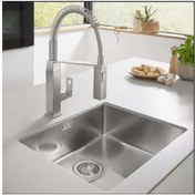 Resim Vıvıano VİVİANO 40x50 CM 1 MM R15 PASLANMAZ ÇELİK EVYE 