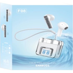 Resim Karler Bass F08 Dijital Şarj Göstergeli Tws Bluetooth Kulaklık - Mavi 13 