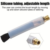 Resim Ayarlanabilir Uzunluk Silikon Lehim Fırçası Başlığı - Isıya Dayanıklı, Montaj Gerektirmez, M6/M8/M10, Profesyonel ve DIY Lehim Projeleri için İdeal, Lehim Fırçası|Ayarlanabilir Fırça Uzunluğu|Silikon Yapı, Lehim Araçları 