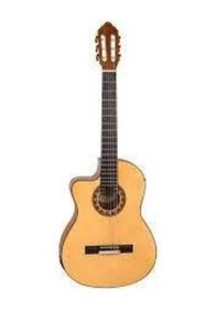 Resim Valencia VC304CEL Elektro Klasik Gitar Solak Cutaway 4/4 Naturel 