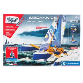 Resim Clementoni Mekanik Laboratuvarı Yelkenli Tekne - 8+ Yaş 