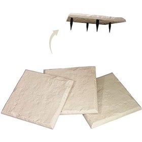 Resim Hedefsan Dekoratif Basamak Taşları - Dış Mekan Yolu Pvc 1 Adet (502499611) Bej 