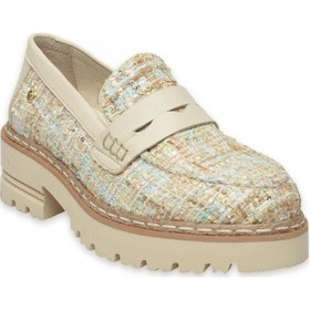 Resim Mammamia D25ya-3655 Günlük Krem Kadın Ayakkabı Krem 