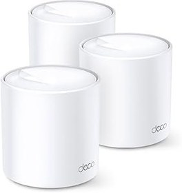Resim TP-Link DECO-X60-3P Tüm Ev Mesh Wi-Fi 6 Router, Beyaz, 3'lü Paket 