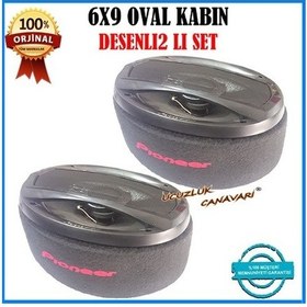 Resim Pioneer 6X9 85.Lik Kayık Oval Hoparlör Yükseltme Kabini 2Li Set 