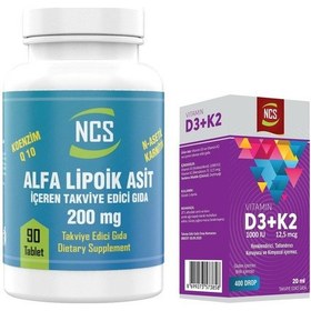 Resim Ncs L-carnitine Koenzim Q10 90 Tablet + Ncs Vitamin D3 K2 Damla 
