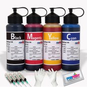 Resim FORPRİNT CANON PIXMA G7040 Yazıcı Uyumlu GI-40 Forprint Dolum Seti 4X500ml 