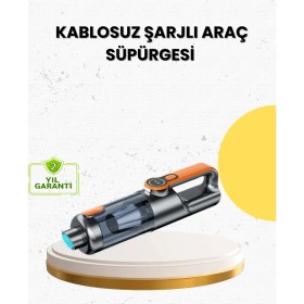 Resim İlkyaz Fashion Mini El Süpürgesi Çok Başlıklı Kablosuz Vakum Güçlü Emiş Numaratör Hediyeli 