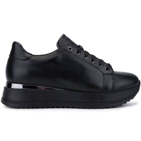 Resim Tamer Tanca Kadın Siyah Hakiki Deri Sneakers & Spor Ayakkabı 