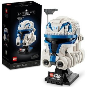 Resim LEGO® Star Wars™ Yüzbaşı Rex™ Kaskı 75349 - Yetişkinler için Koleksiyonluk ve Dekoratif Model Yapım Seti (854 Parça) 