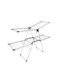 Resim Doğrular Perilla Twingo Lüx 2 Katlı Alüminyum Kurutmalık Gri 