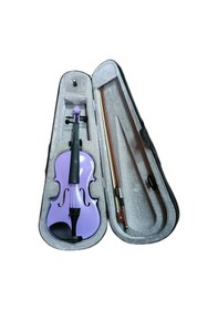 Resim Idol Eflatun Renk 4/4 Tam Boy Tam Set Keman 